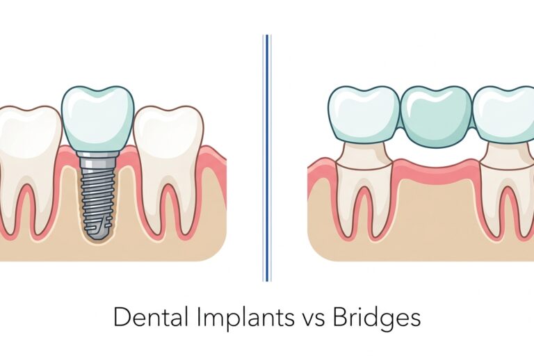 dental implants vs bridges
